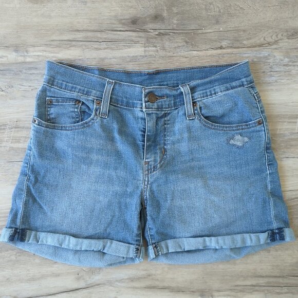 Levi's Mid-Length Jean Shorts - Picture 4 of 5